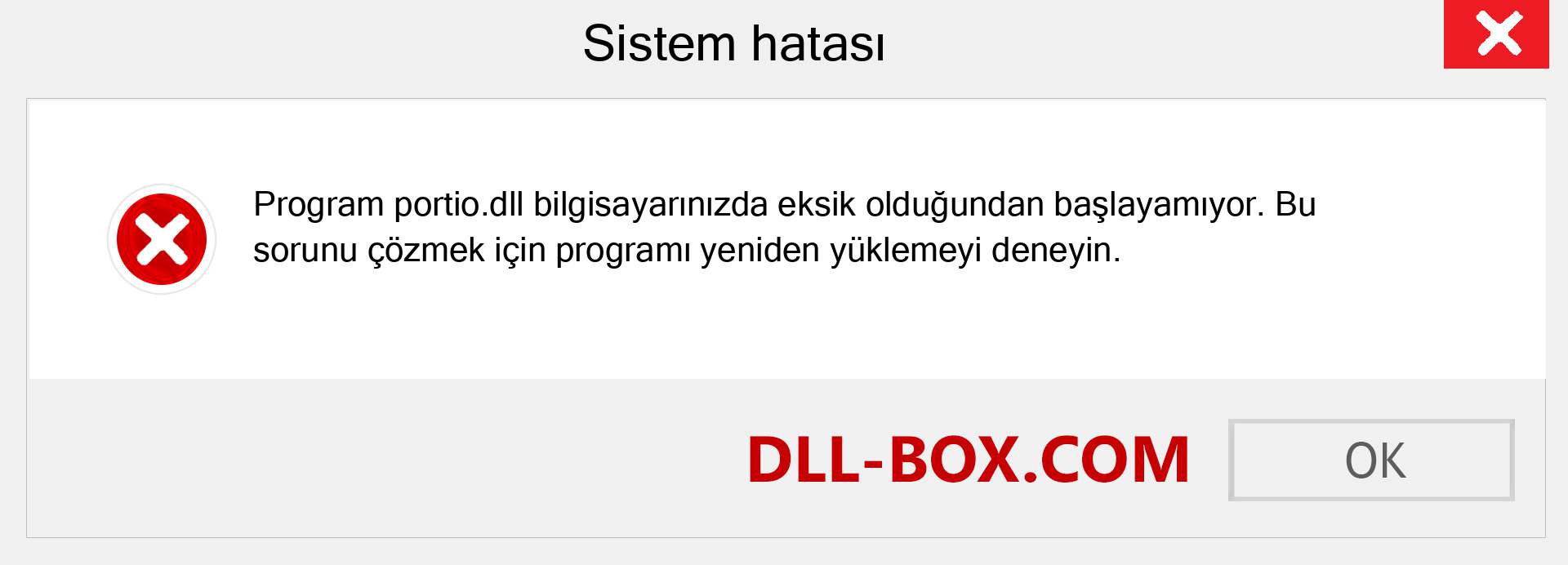 portio.dll dosyası eksik mi? Windows 7, 8, 10 için İndirin - Windows'ta portio dll Eksik Hatasını Düzeltin, fotoğraflar, resimler